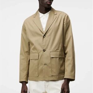 J.Lindeberg Tan Lightweight Shirt Jacket